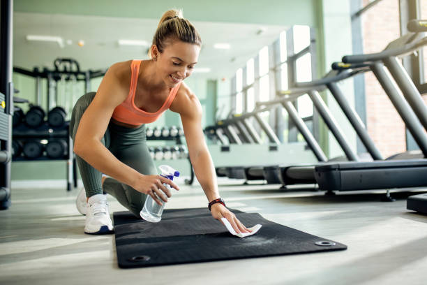 Gym Cleaning Golden Spark
